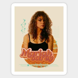 Mariah carey \\ Retro Art \ 90s Sticker